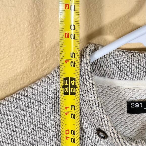 291 Venice Womens Full Zip Gray Moto Sweater Jacket Size 2 - Picture 6 of 12